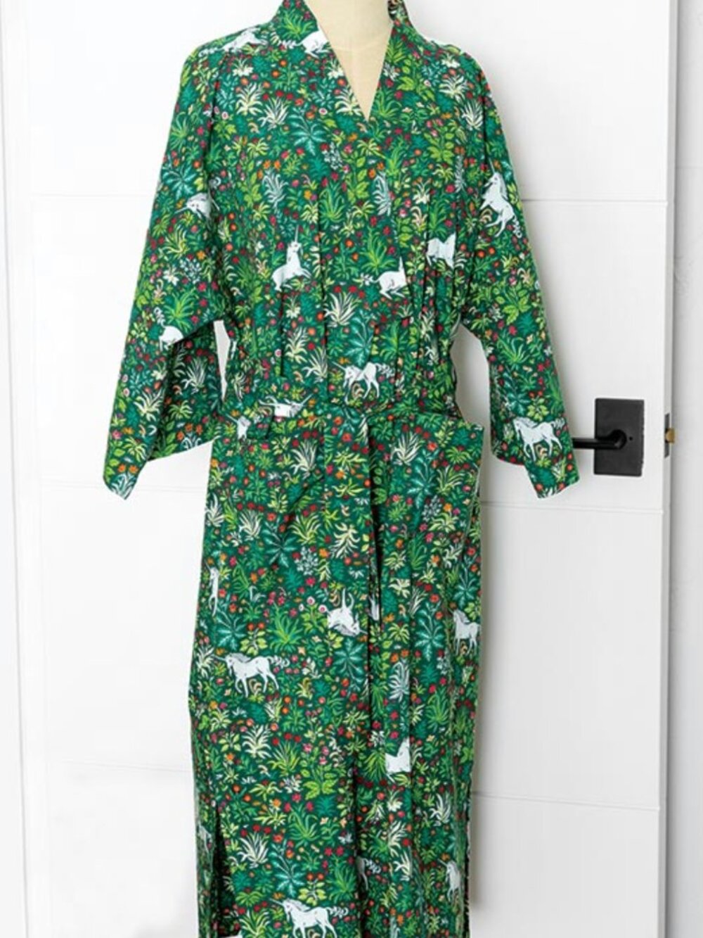 PRINTFRESH Cotton Kimono Robe Small/Medium